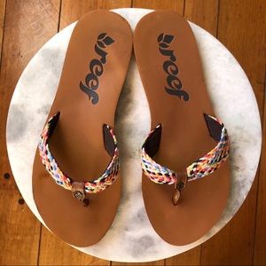 Reef Multicolored Flip Flops / Sandals